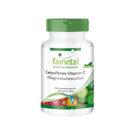 Vitamina C prensada Ascorb. de Mag.-240past.-81924