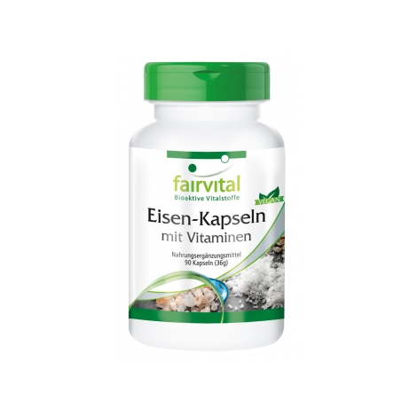 Hierro con Vitaminas - 90 Cápsulas - 84509