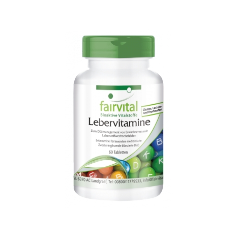 Vitaminas para el hígado - 60 Pastillas - 89406