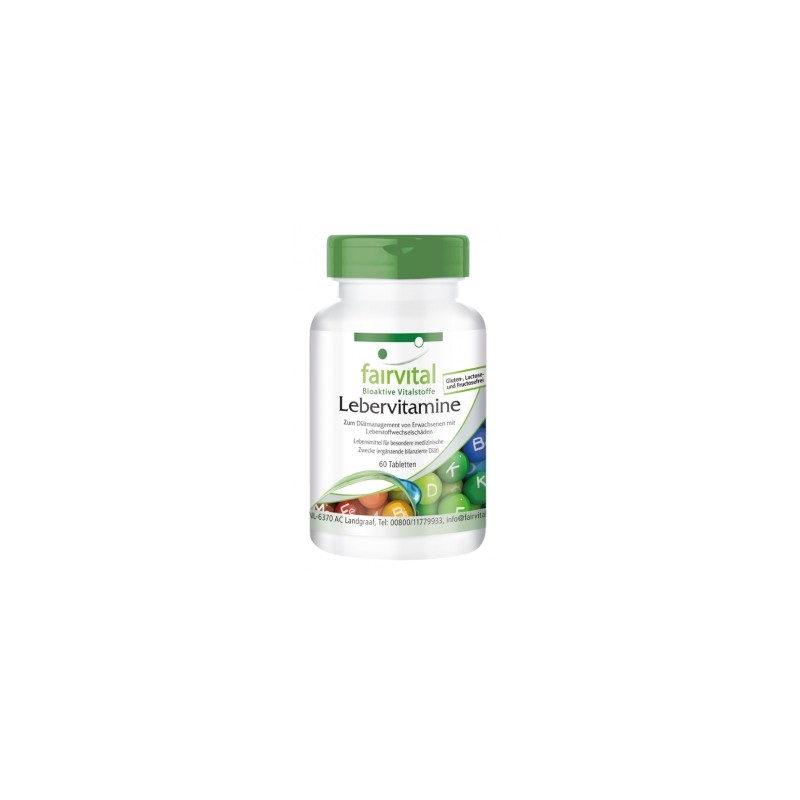 Vitaminas para el hígado - 60 Pastillas - 89406