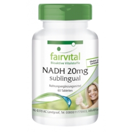 NADH 20mg sublingual-60 pastillas - 94106