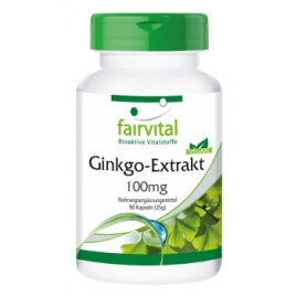 Extracto de Ginkgo 100mg - 90 Cápsulas - 95709