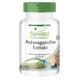 Extracto de Ashwagandha 500mg - 60 Cápsulas