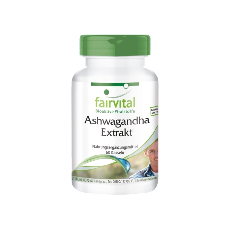 Extracto de Ashwagandha 500mg - 60 Cápsulas
