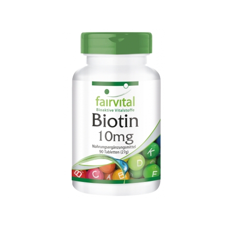 Biotina 10mg - 90 Pastillas