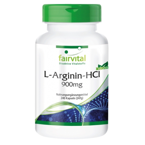 L-Arginina 900mg - 240 Cápsulas