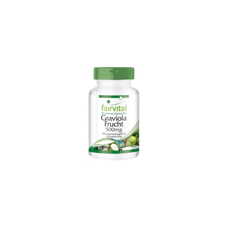 Fruta Graviola 500mg - 120 Cápsulas