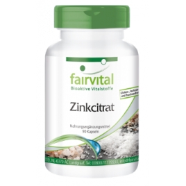 Citrato de Zinc con 50mg de Zinc - 90 Cápsulas