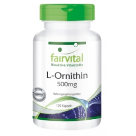 L-Ornitina 500mg - 120 Cápsulas