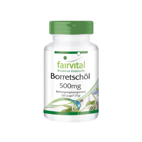 Aceite de borraja 500 mg - 120 Licaps