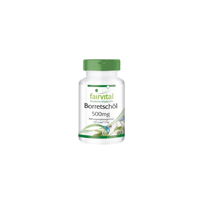 Aceite de borraja 500 mg - 120 Licaps