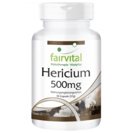 Melena de león - seta pura 500mg - 90 Cápsulas