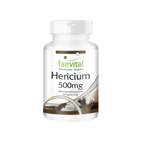 Melena de león - seta pura 500mg - 90 Cápsulas