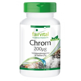 Cromo 200µg - 90 Pastillas