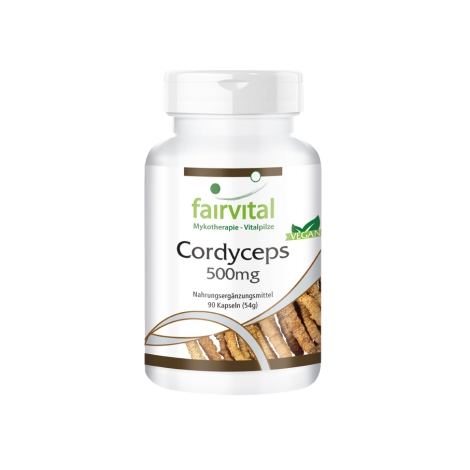 Cordyceps 500mg - 90 cápsulas