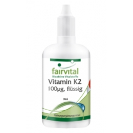 Vitamina K2 líquida 100µg por 10 Gotas - 30ml