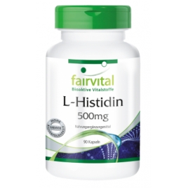 L-Histidina 500mg - 90 Cápsulas