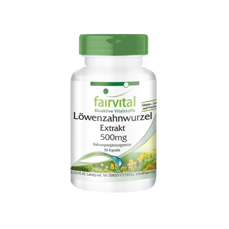 Extracto de diente de león 500mg - 90 cápsulas