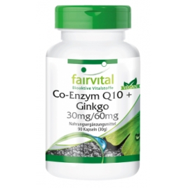 Co-Enzima Q10 con Ginkgo - 90 Cápsulas