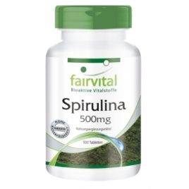 Spirulina 500mg - 500 Pastillas