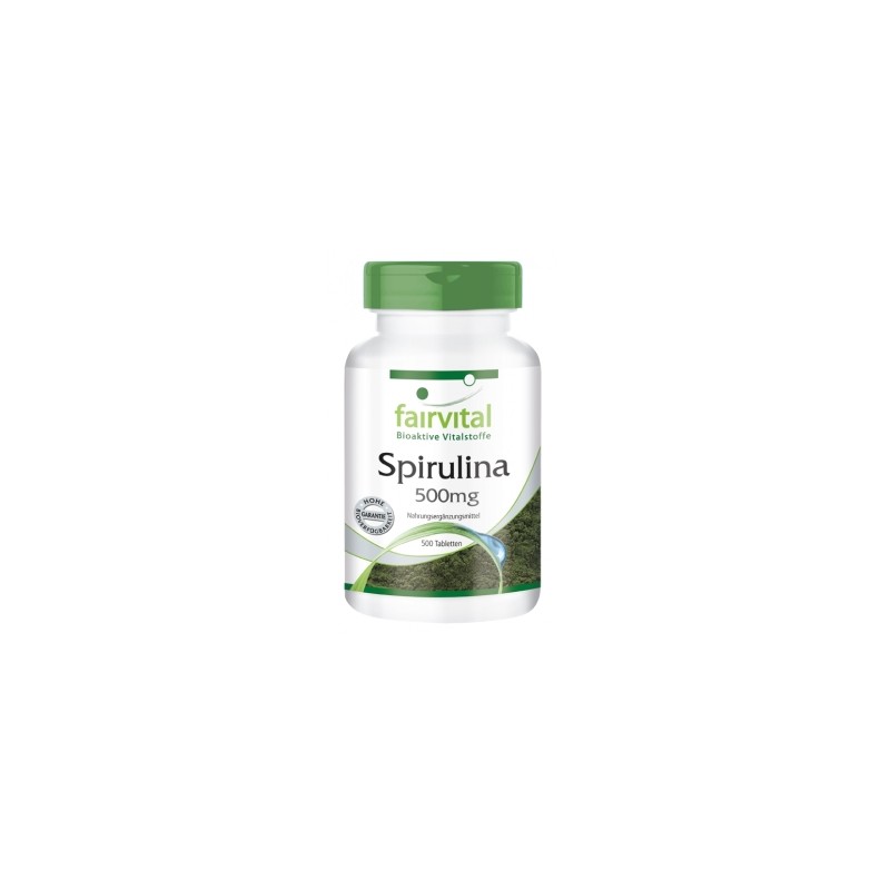Spirulina 500mg - 500 Pastillas