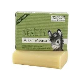 Jabón con leche de burra y aceite Verbena-100g BIO