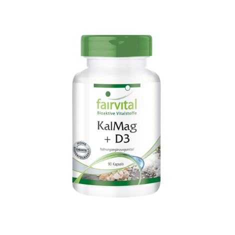 CalMag con D3 - 90 Cápsulas