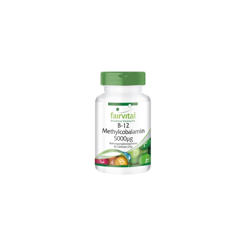 Vitamina B12 - Metilcobalamina 5000µg - 90 Caps