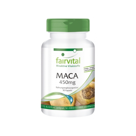 MACA 450mg - 90 cápsulas