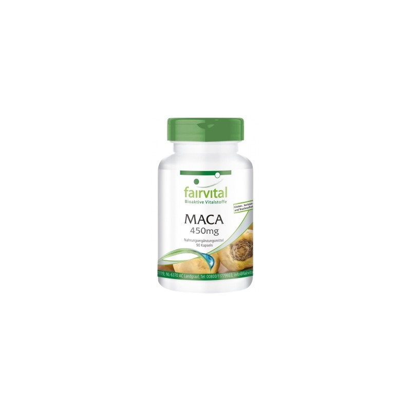 MACA 450mg - 90 cápsulas