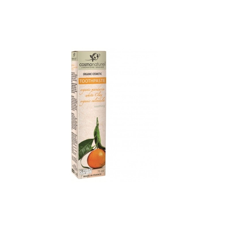 Dentífrico Mandarina BIO-Arcilla Blanca-75ml