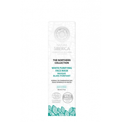 Mascarilla facial blanca purificante