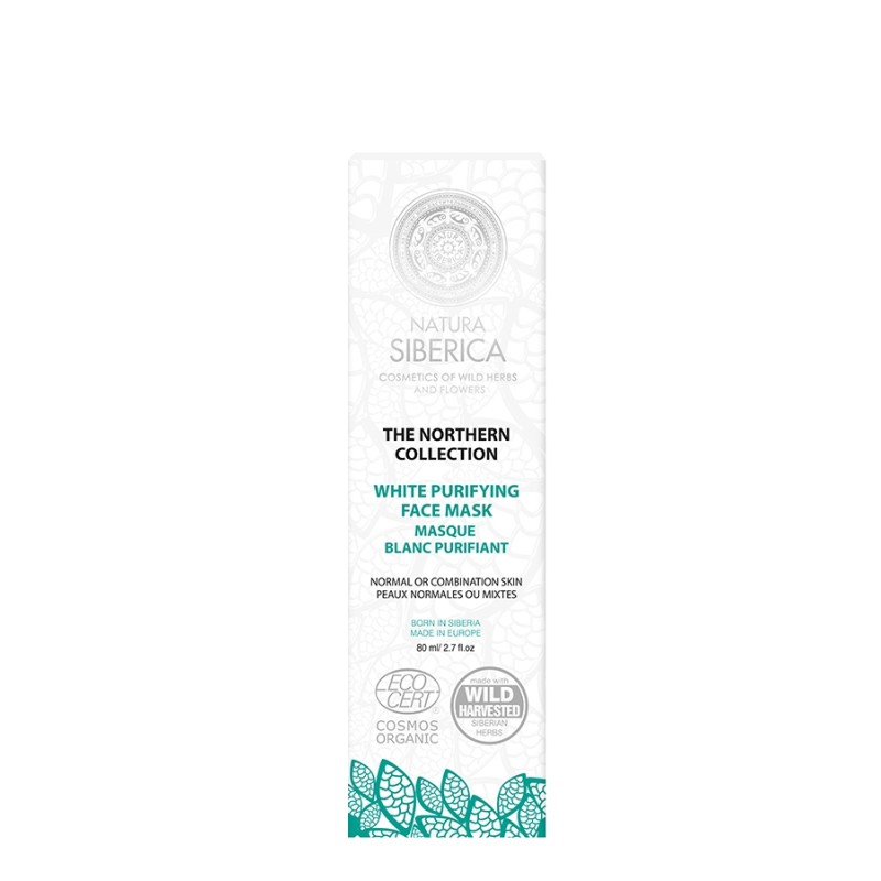 Mascarilla facial blanca purificante