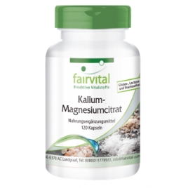 Citrato de Potasio y Magnesio - 120 Cápsulas