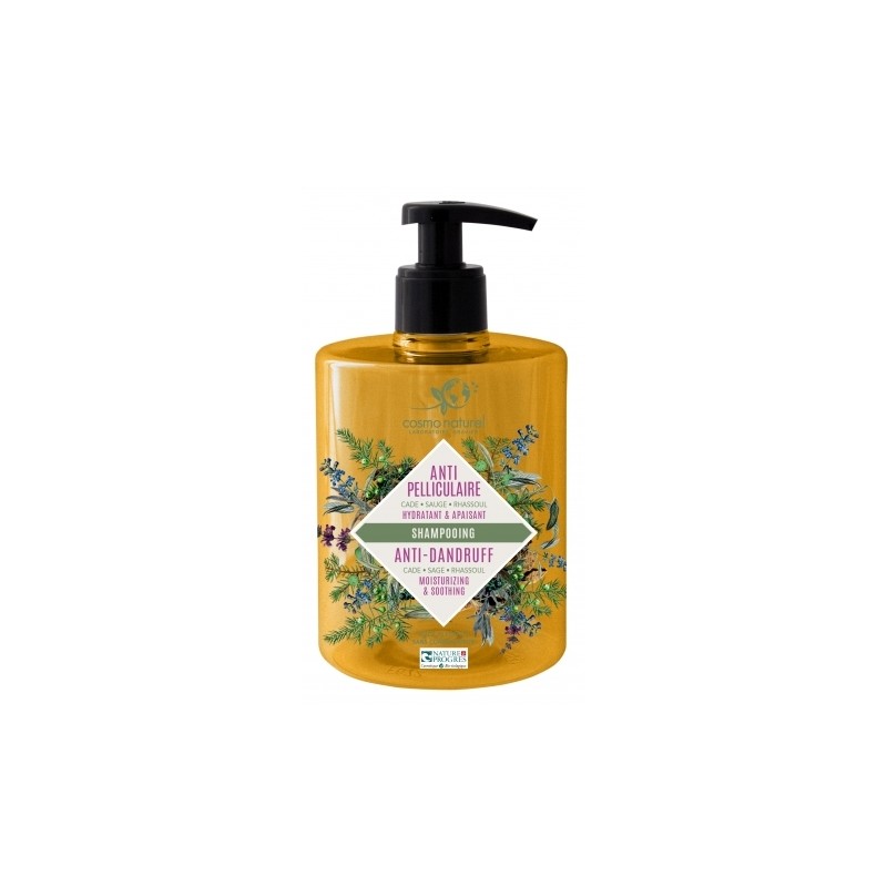 Champú anti-caspa:Cade/Salvia/Rasul, 500ml