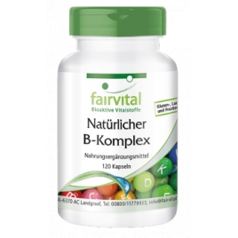 Complejo de vitamina B natural - 120 cápsulas