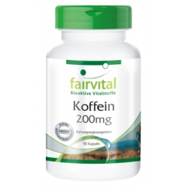 Cafeína 200mg - 90 Cápsulas