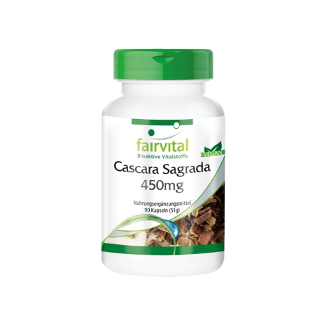 Cáscara Sagrada 450mg - 90 Cápsulas