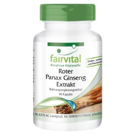 Extracto de Ginseng rojo coreano 400 mg - 90 Cápsulas