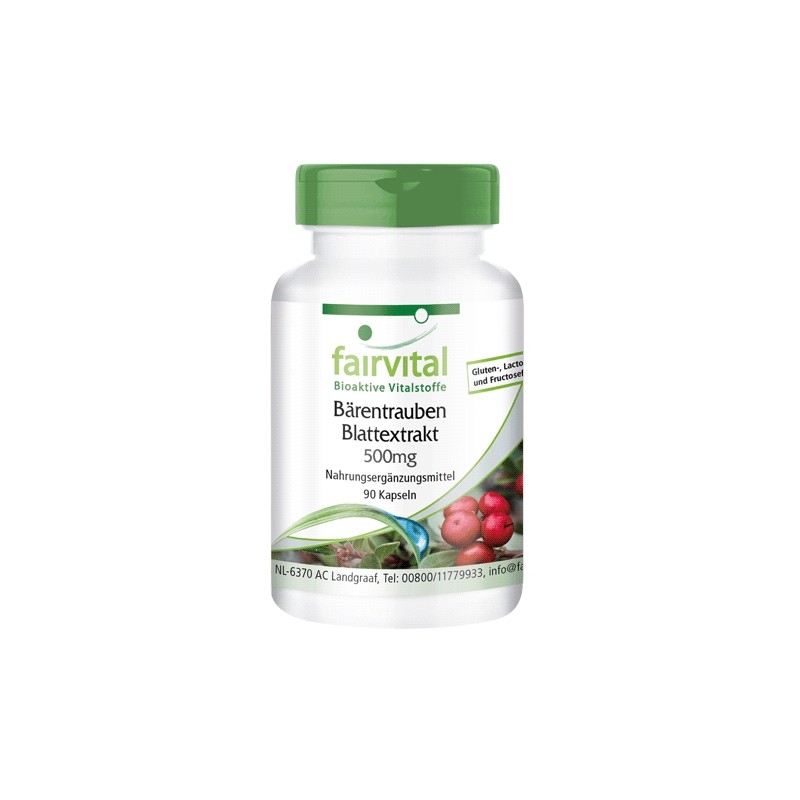 Extracto de Uva Ursi - Gayuba 500mg - 90 Cápsulas