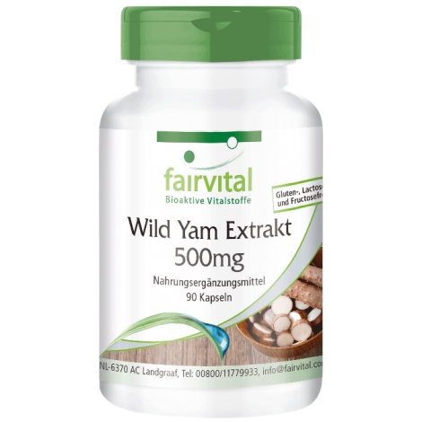 Extracto de Ñame Silvestre 500mg - 90 Cápsulas