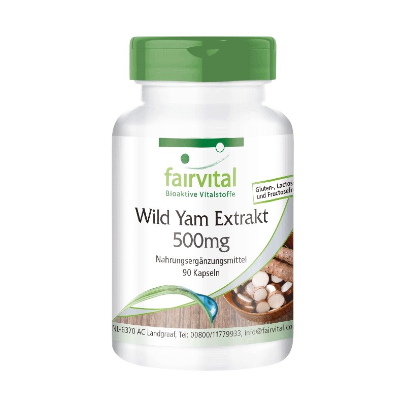 Extracto de Ñame Silvestre 500mg - 90 Cápsulas