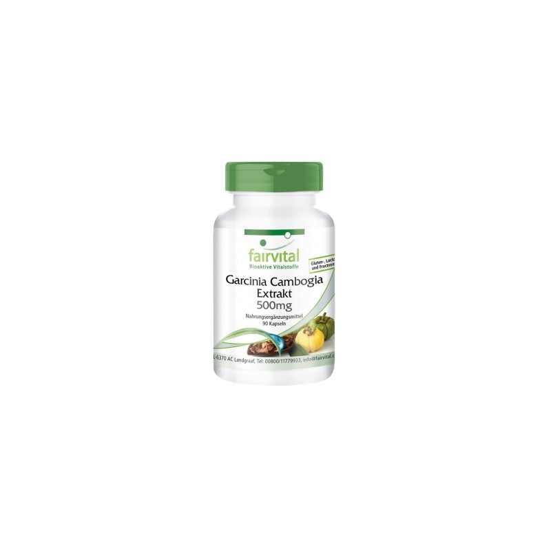 Garcinia Cambogia 500 mg - 90 Cápsulas