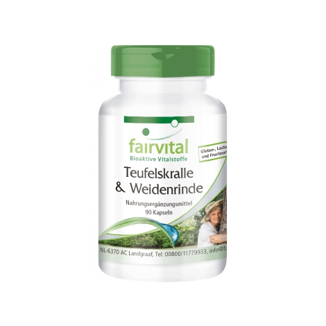 Harpagofito y Corteza de sauce – 90 cápsulas