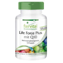 Life Force Plus con Q10 - 120 Cápsulas