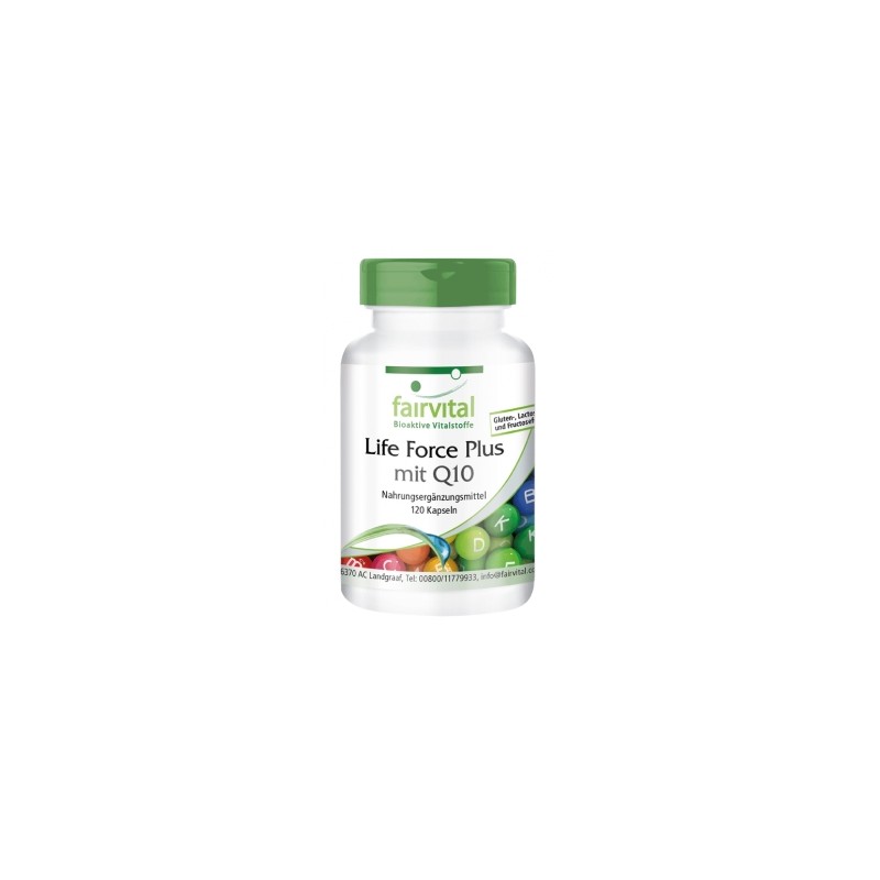 Life Force Plus con Q10 - 120 Cápsulas