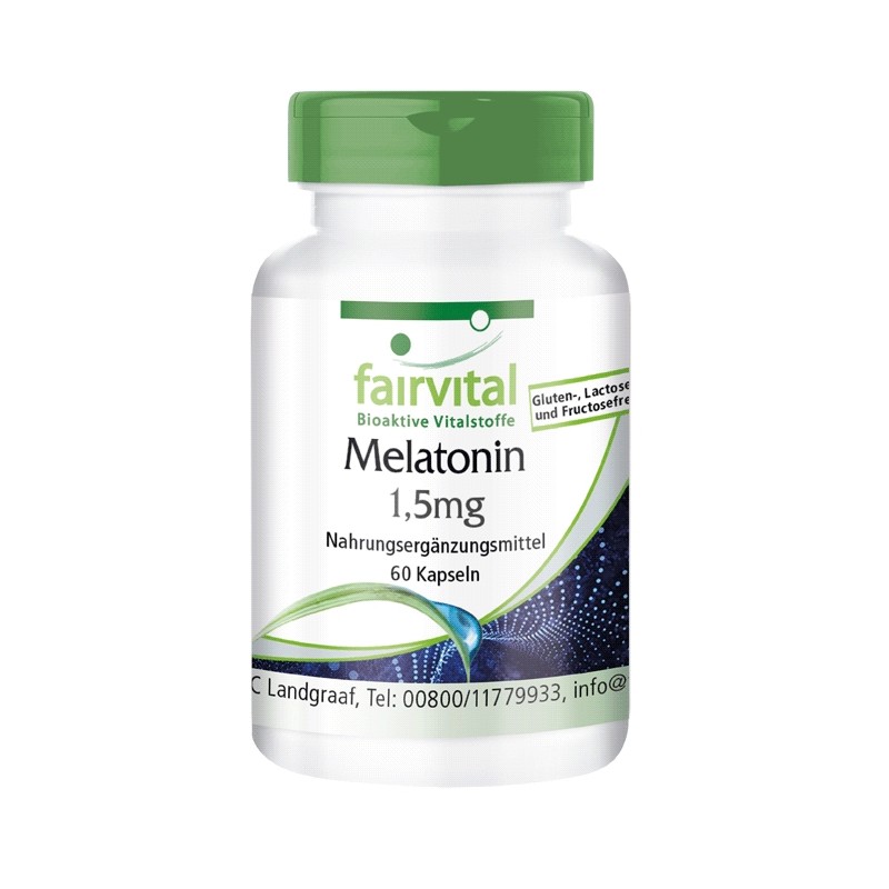 Melatonina 1,5mg - 60 cápsulas