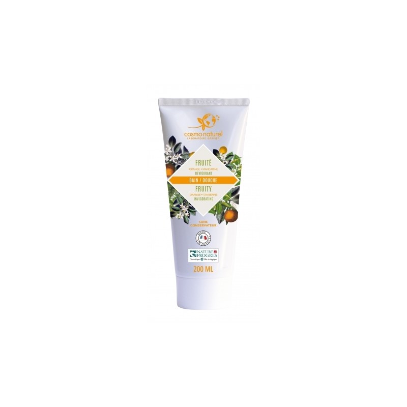 Gel ducha Frutas:mandarina/naranja - 200ml